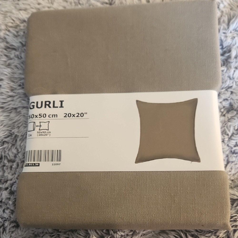 IKEA GURLI Accent Pillow Cover - Brown